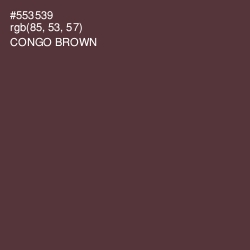 #553539 - Congo Brown Color Image